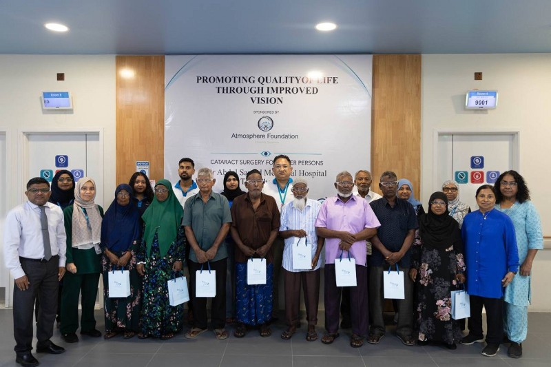 އައިކެއަރއިން ތިނަދޫގައި ކުރިއަށްގެންދިޔަ ކެޓަރެކްޓް ސާޖަރީ ކޭމްޕް ނިންމާލައިފި