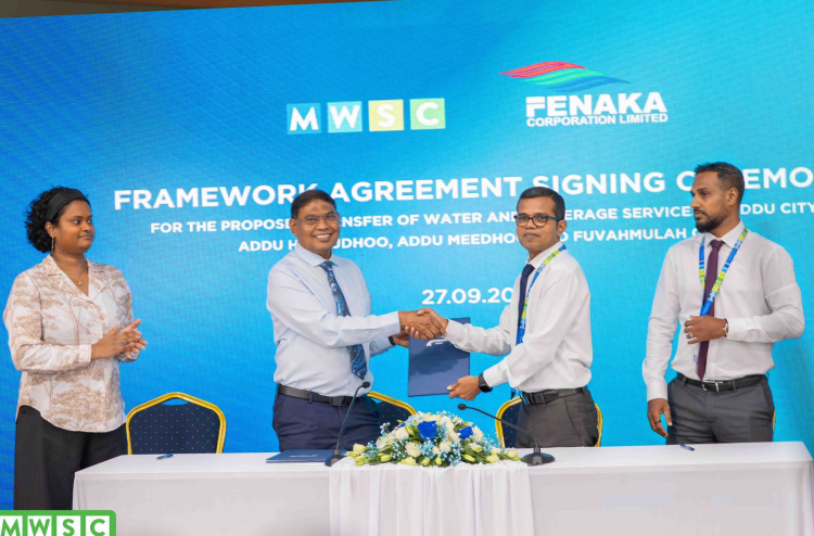 ފުވައްމުލައް، އައްޑޫގެ ފެނާއި ނަރުދަމާގެ ހިދުމަތާ އެމްޑަބްލިއުއެސްސީން އަންނަ މަހު ހަވާލުވަނީ