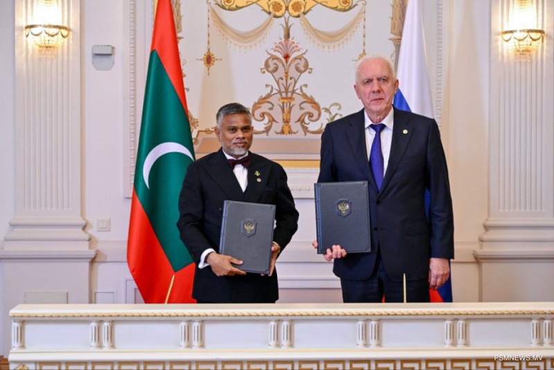 ރާއްޖެއާއި ރަޝިޔާއާ، ޤާނޫނީ ގޮތުން ގުޅުންބަދަހިކުރުމުގެ އެއްބަސްވުމެއް