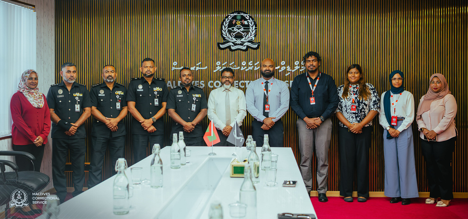 ގައިދީންނަށް ތަމްރީނު ޕްރޮގްރާމް ހިންގަން ރެޑް ކްރެސެންޓާއި ކަރެކްޝަންސްގެ އެއްބަސްވުމެއް