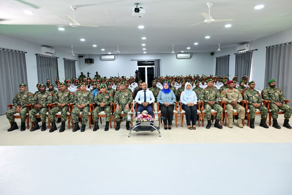 ދިވެހި ވަޠަނީ ޚިދުމަތުގެ ފަންނީ ތަމްރީން-2ގެ ދަރިވަރުން ދަސްވެނިވެއްޖެ