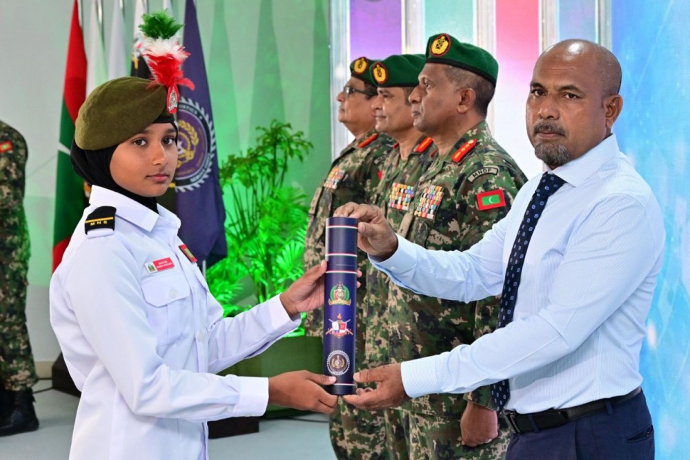 ދިވެހި ވަޠަނީ ޚިދުމަތުގެ ފަންނީ ތަމްރީން-2ގެ ދަރިވަރުން ދަސްވެނިވެއްޖެ