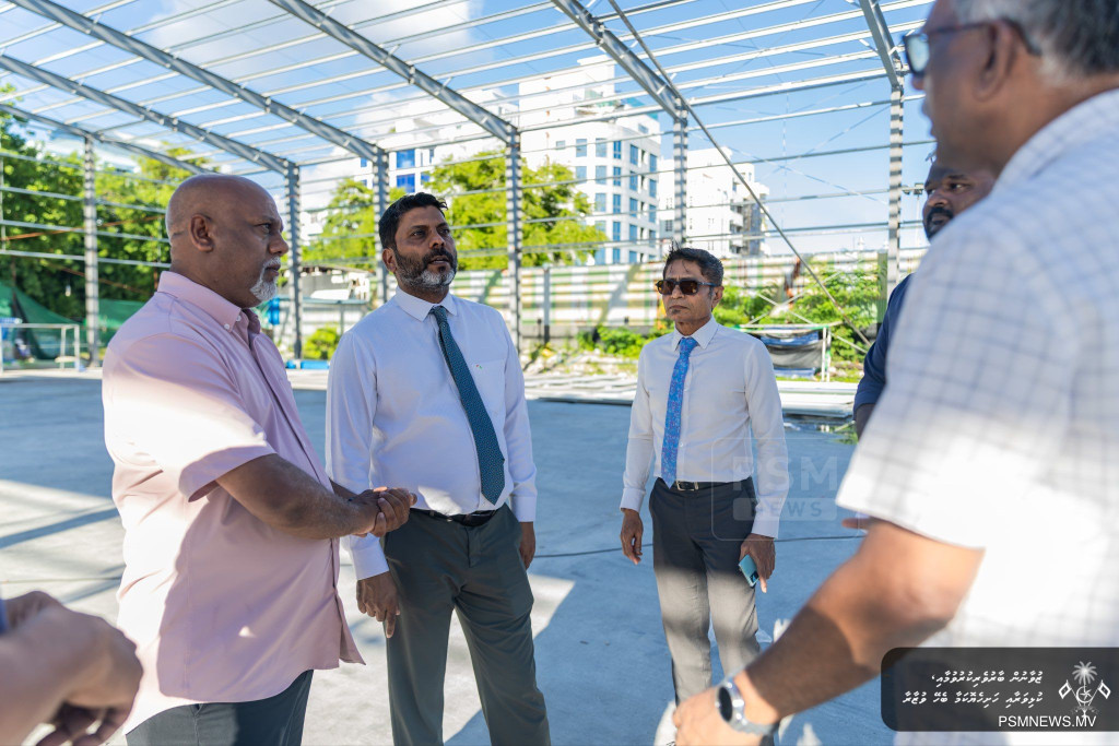 ވަޒީރު ރާފިޢު، މާލޭ އިންޑޯ ހޭންޑްބޯޅަ ކޯޓުގެ މަސައްކަތް ކުރިއަށްދާގޮތް ބައްލަވާލައްވައިފި