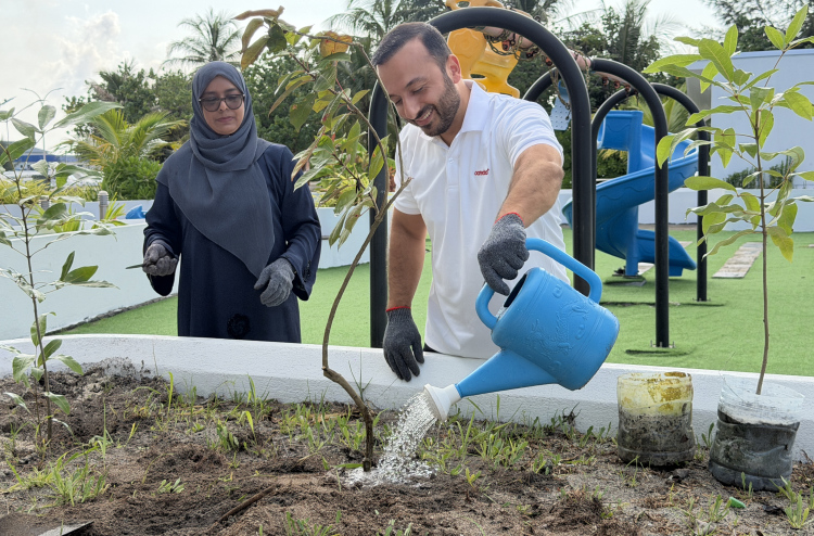 "ގްރޯ ވިތް އުރީދޫ" ގެ ދަށުން ދިއްފުށީގައި ގަސް އިންދައިފި