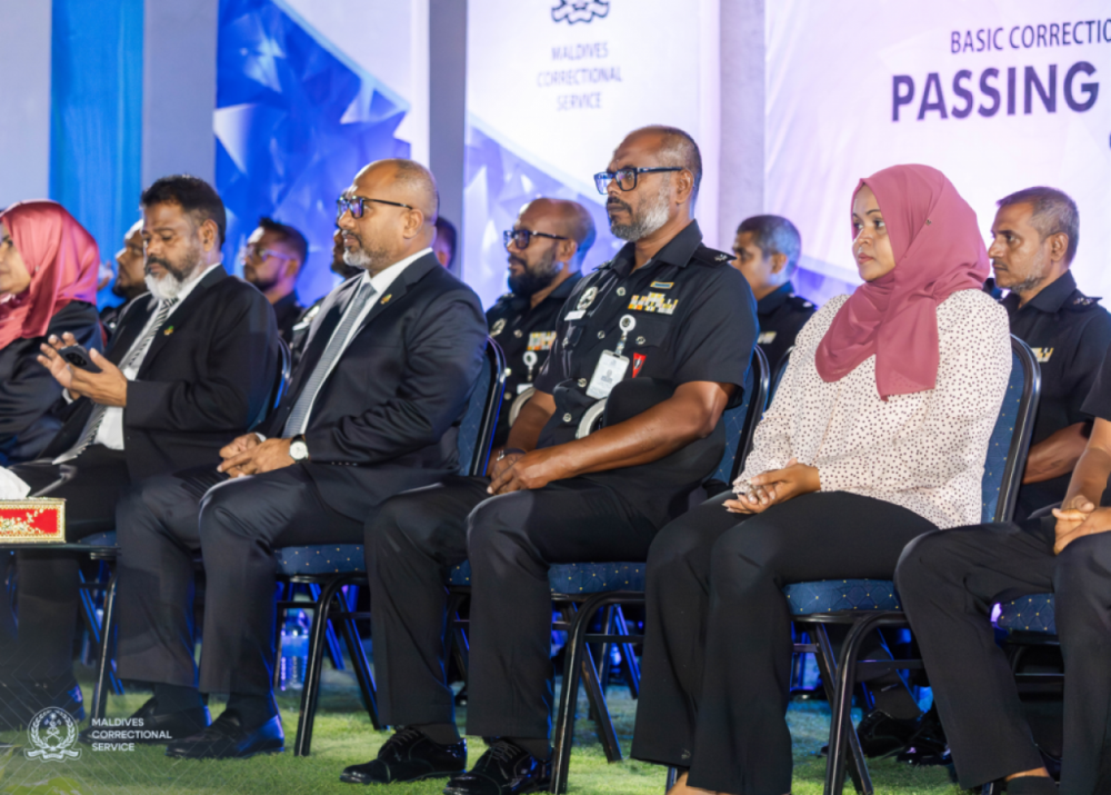 ބޭސިކް ކަރެކްޝަނަލް އޮފިސަރސް ކޯހުގެ ތިން ވަނަ ބެޗް ދަސްވެނިވެއްޖެ