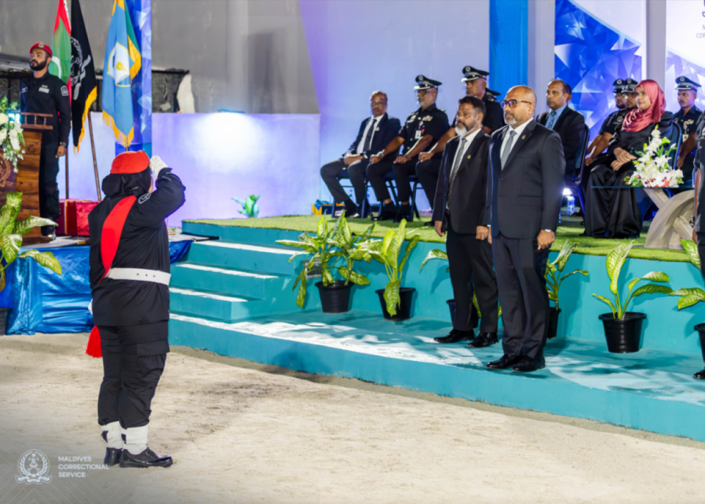 ބޭސިކް ކަރެކްޝަނަލް އޮފިސަރސް ކޯހުގެ ތިން ވަނަ ބެޗް ދަސްވެނިވެއްޖެ