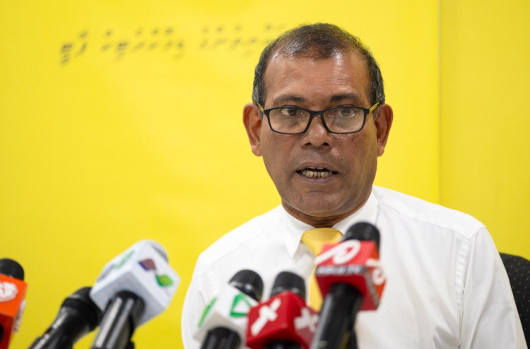 ރިޔާސީ ޕްރައިމަރީގައި ވާދަކުރާ ކެންޑިޑޭޓުން ރަނިންމޭޓުން އިއުލާންކުރާތީ ނަޝީދު ކަންބޮޑުވެވަޑައިގެންފި