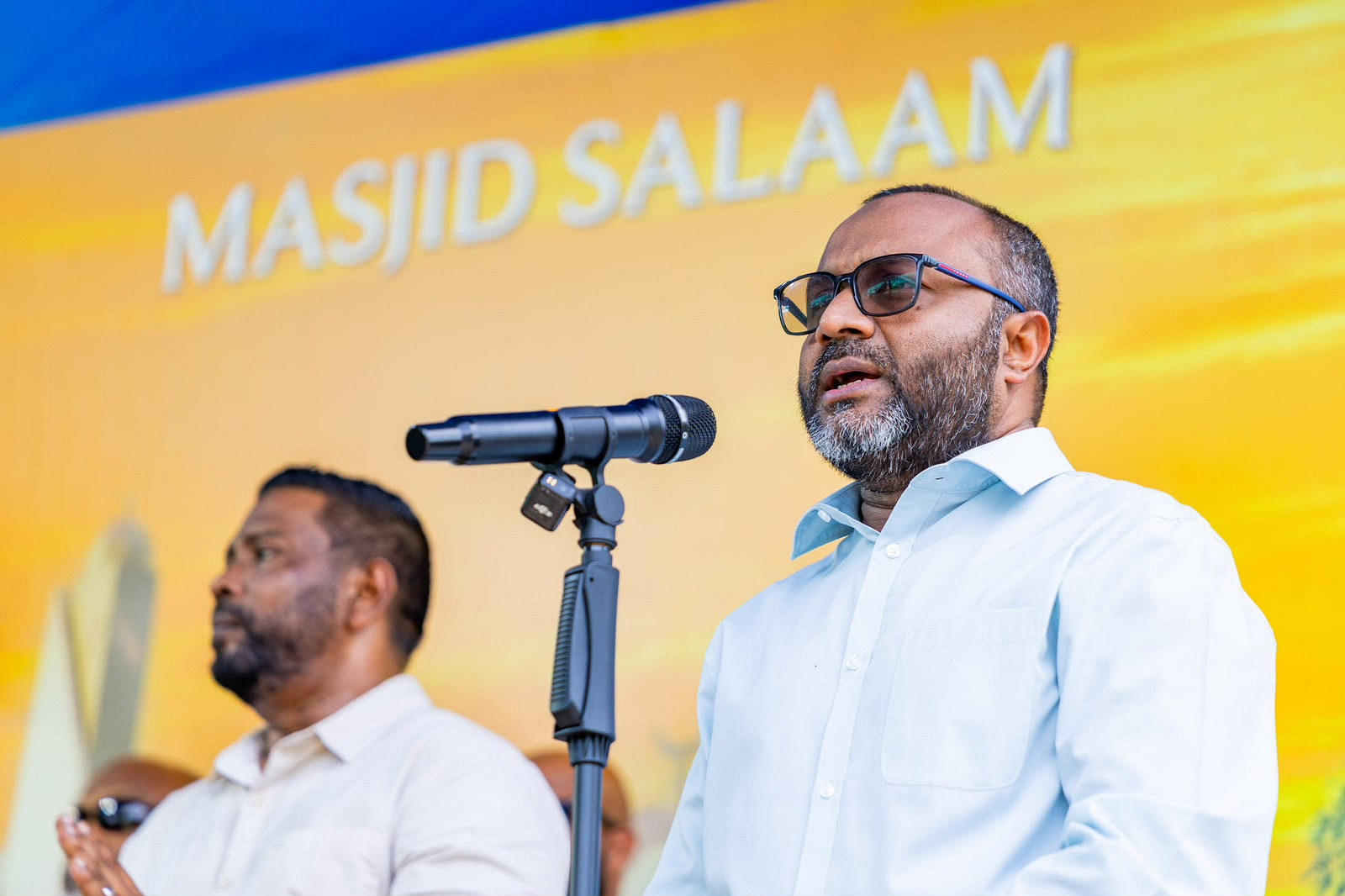 ވިލިމާލެ މަސްޖިދުއްސަލާމް ހުރި ބިމުގައި އިމާރާތްކުރާ ޒަމާނީ އައު މިސްކިތުގެ ބިންގާ އަޅައިފި