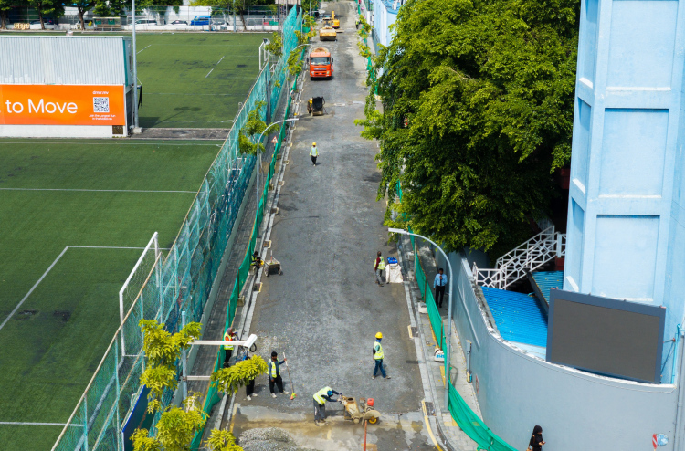 އަމީނީމަގުގެ ތިންވަނަ ސެގްމެންޓުގައި މި ހަފުތާގައި ތާރު އަޅަން ފަށަނީ