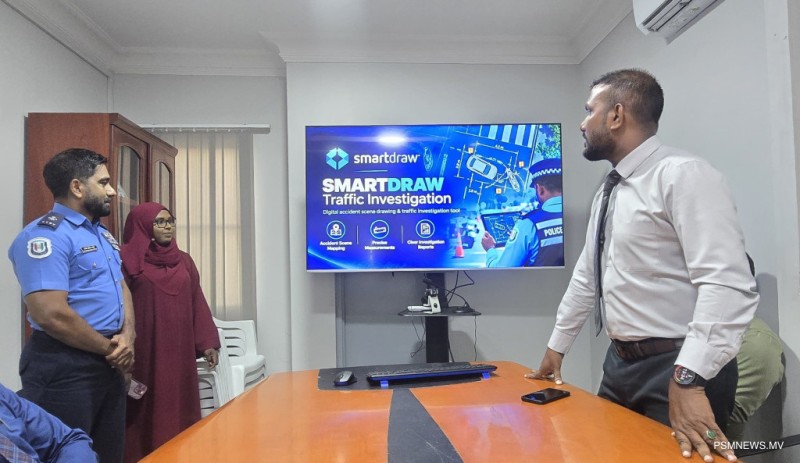 އެކްސިޑެންޓުތައް ތަޙުޤީޤުކުރަން "ސްމާޓް ޑްރޯ" ބޭނުންކުރަން ފަށައިފި