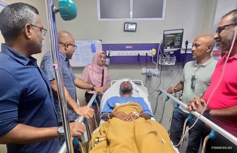 އަނިޔާވި ފުލުސް އޮފިސަރު ދެއްކި ހިތްވަރަށް ވަޒީރުގެ ތައުރީފް