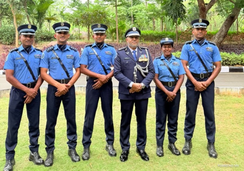 އިންޑިއާ ޕޮލިސް އެކަޑަމީގެ ތަމްރީނު ކޯސް ދިވެހި 5 ފުލުހަކު ފުރިހަމަކޮށްފި