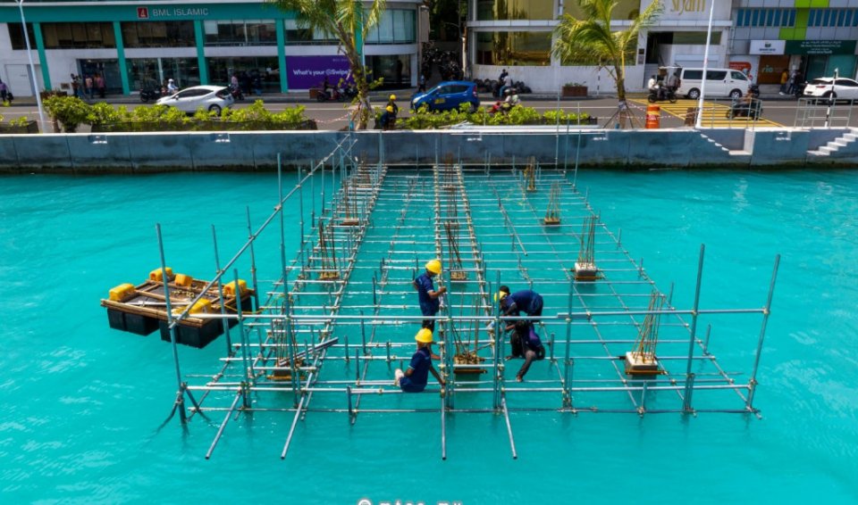 ނޯތު ހާބަރު ފިންގަރ ޖެޓީގެ ތަނބުތައް ޖަހާ ނިންމައި، ކޮންކްރީޓް މަސައްކަތް އަންނަ ހަފްތަގައި!