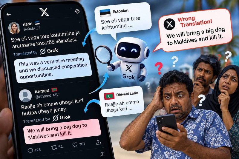 އެކްސްގައި އޮންލައިން ޚަބަރުތަކުގެ ސުރުޚީތައް ނުބައިކޮށް ތަރުޖަމާވަނީ ކީއްވެ؟
