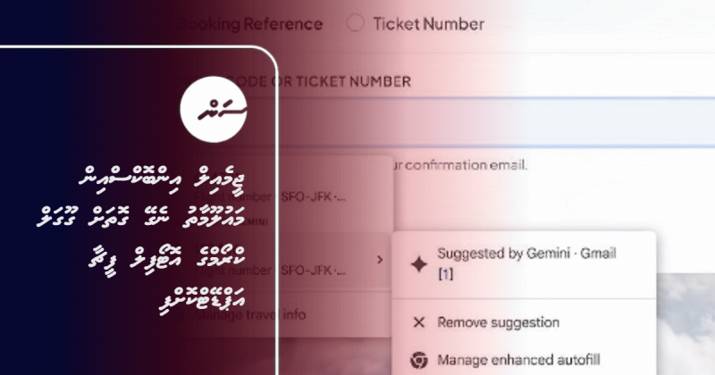 ޖީމެއިލް އިންބޮކްސްއިން މައުލޫމާތު ނެގޭ ގޮތަށް ގޫގަލް ކްރޯމްގެ އޮޓޯފިލް ފީޗާ އަޕްޑޭޓްކޮށްފި